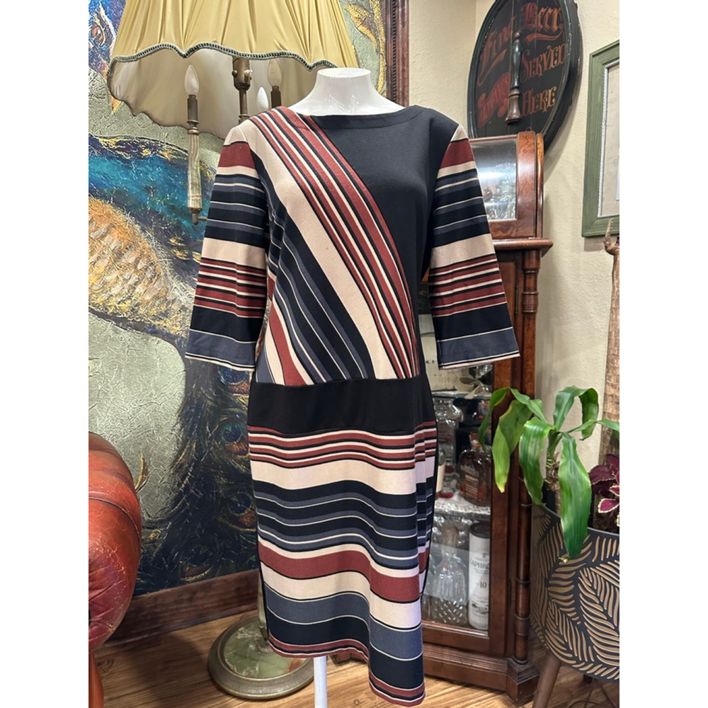 Women's Gabby Skye Dress Size M Black Multi-color